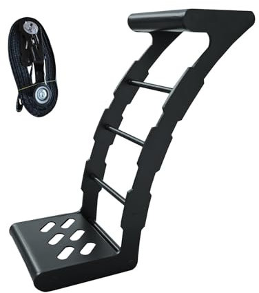 Pedana per pneumatici, Pedana per pneumatici per camion,Scala SUV robusta, Pedane per ruota per furgone | Nessuna perforazione, Scala per portellone antiscivolo per accesso al tetto 'auto