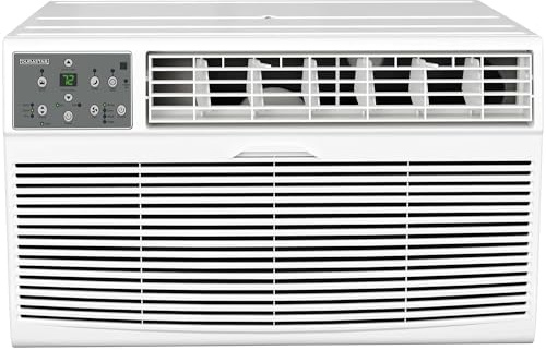 Durastar DRTAC101XNA1 10,000 BTU 115V Through the Wall Air Conditioner and Remote - White