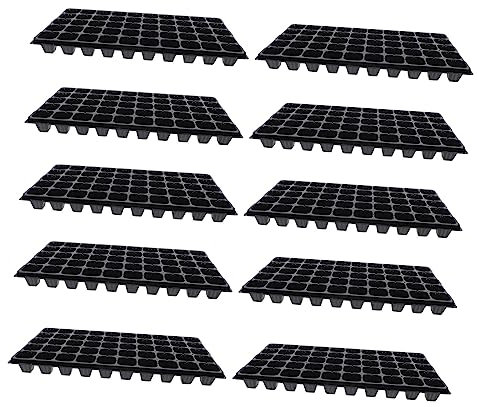 Sosoport 10stücke Anzuchtplatten Für Pflanzen Und Atmungsaktiv Für Anzucht Von Und Kräutern Robust Und Langlebig Hochwertigem