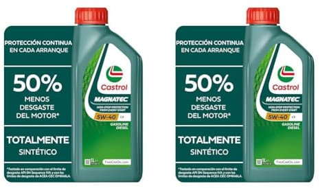 Castrol MAGNATEC 5W-40 C3 Motoröl, 1L (Packung mit 2)