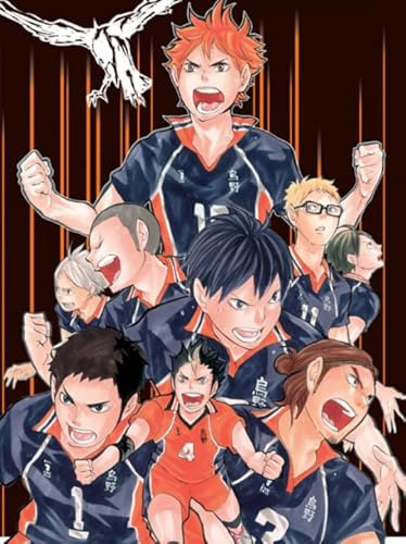 1000 Stück Puzzles - Classic Japanese Animes Haikyuu!! Posters - Familien-Puzzle-Herausfürderungs-Spielzeug - Für Spielgrafik Zum Stressabbau Für Erwachsene Gifts - Vs104Pw