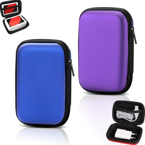 QIMMU 2 Pezzi Porta Carte da Gioco,Custodia Portatile,Custodia per Carte,Custodias per Cartes Impermeabile e Resistente All'umidità,Borsa Portaoggetti per Giochi di Cartes