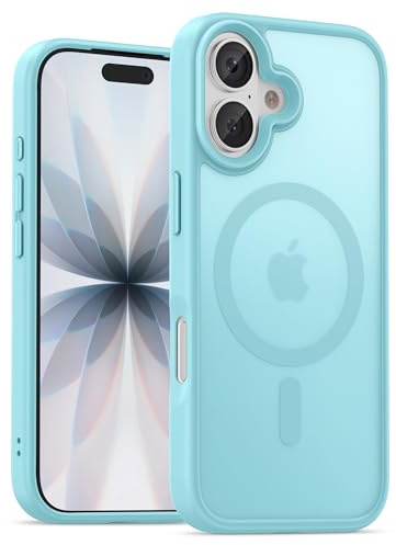 UNBREAKcable Magnetic for iPhone 17 Case 6.3-Inch, Compatible with MagSafe, Full Camera Protection, Built-in Magnetic Ring, Drop Protection Shockproof Slim Phone Cover - Mint Green