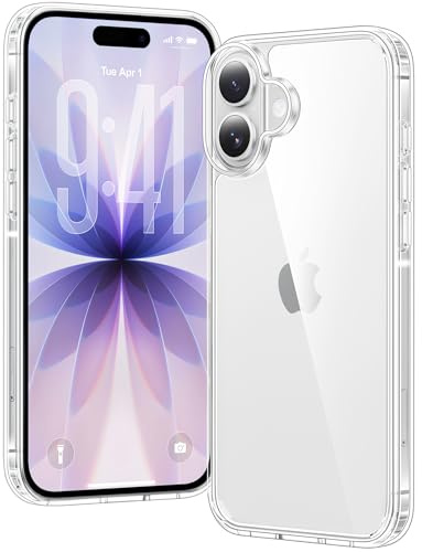 Voyahülle Hülle für iPhone 17 Hülle, Anti-Vergilbung Transparent Handyhülle Stoßfest Schutzhülle, Premium Kratzfeste Case für iPhone 17 -Durchsichtig