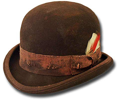 Melegari Western-Melone Hut, Aged braun