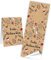 Logbuch-Verlag 50 Frohe Weihnachten Text Weihnachtsaufkleber 5 x 14,8 cm braun rot schwarz weiß Sticker für Geschenktüten Verpackungen