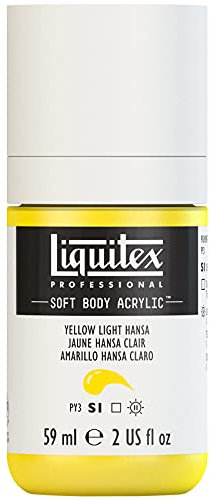 Liquitex Acrylic Paint, Hansagelb Hell, 59 ml (Pack of 1)