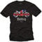 MAKAYA Biker T-Shirt Herren - Union Jack Flagge - Motorrad Geschenke schwarz Größe XL