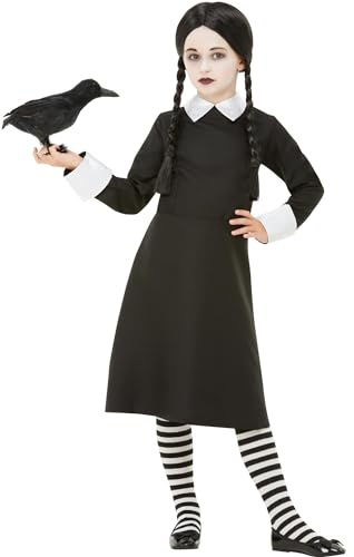 Gothic School Girl Costume, Black (M)