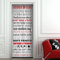 Adesivi per Porte in PVC Premium, Door Cover Regole della Casa, Applicazione Facile e Senza Bolle, Rivestimenti per Porte da Interno 83 x 210 Rifilabili