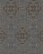 Barock Tapete EDEM 85037BR36 Tapete strukturiert mit Ornamenten glänzend braun dunkel-braun blau-grau platin 5,33 m2