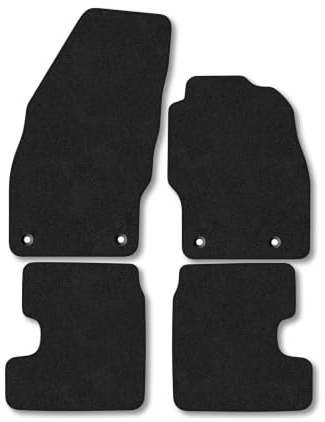 Vauxhall Adam (2013-2019) Carpet Car Mats | Black Edge Trim Tailored Fit Floor Mats Full Coverage Protection Accessories Easy Clean Anti Slip Made in the UK
