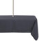 Lushvida Rechteckige Outdoor-Tischdecke mit Schirmloch und Reißverschluss, 152,4 x 213,4 cm, waschbar, wasserdicht, auslaufsicher, knitterfrei, für Terrasse, Sommer, Picknicks, Grillabende, grau