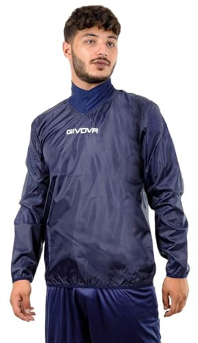 GIVOVA RAIN JACKET COLLO COSTINA, bleu, M
