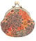 Oyachic Porte-Monnaie Femme Cuir Floral Coin Purses Portefeuille Vintage Sac à Main avec Fermoir clic-clac Retro Porte-Cartes Wood Grain Wallet (Lotus)