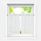 HeichkelL Scheibengardinen 2er Set Kurzstores Landhausstil Halbtransparente Bistrogardine Leinenoptik Kleinfenster Gardinen Küche Weiß BxH 66x61 cm*2