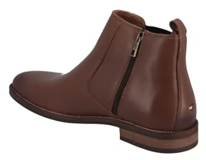 Tommy Hilfiger Essential Hilfiger Lth Chelsea FM0FM04182, Stivale Basso Uomo, Marrone (Winter Cognac), 43 EU