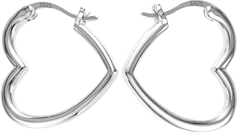 ALEXCRAFT - Orecchini creoli in argento 925, da donna piccoli orecchini Huggie ipoallergenici, Ottone, Nessuna pietra preziosa