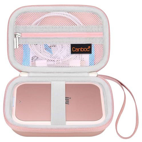 Canboc Nouveau Canon Ivy 2 Mini/Canon Ivy Mini/Canon Ivy CLIQ + 2 CLIQ 2 imprimante Photo Mobile sans Fil Bluetooth Instant Camera Printer, Or Rose + Or Rose