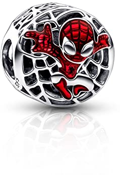 H.ZHENYUE Superhero Soaring City Charm Bead fit Bracelet Necklace for Woman Girls,925 Sterling Silver Pendant Beads,Birthday Christmas Halloween Valentine's Day Gifts