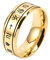 YAHOYA 8mm Edelstahl Digimon Ring Angemon Angewomon Heilige Ringe für Frauen Männer drehen Spinner Ringe