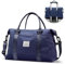 BAGAIL Bolsa de lona de viaje, bolsa de lona grande para viajes con funda de equipaje y correa de hombro, bolsa de transporte plegable para gimnasio, deportes, bolsa de lona impermeable para fin de