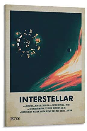 NANXIANG Interstellar Science Fiction Filmposter, Filmposter und TV-Serie, Kunstdruck, Filmposter