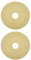 Spacnana Trennscheibe, 2 Stück, Glas-Keramik-Trennscheibe, 22 mm Innendurchmesser, 100 mm Außendurchmesser, 15 mm Sand-Sägeblatt, Champagner Gold