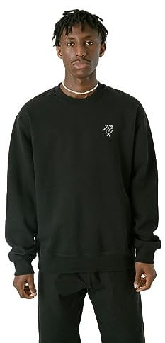 Cleptomanicx Sweatshirt Sketch Gull (Black) L