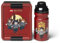 LEGO LUNCH SET - Harry Potter Gryffindor Design, 390ml Bottle & Lunch Box for Kids & Adults, Dishwasher Safe, Perfect for Meals on The Go, Red & Grey