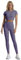 dohomiryo Donna Set di Abbigliamento Yoga Top Corto+Ghette 2 Pezzi Tuta Sportiva Palestra Fitness Activewear Viola profondo M