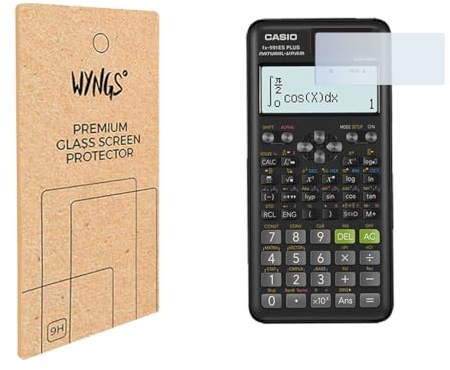 WYNGS Displayschutzfolie für den Casio fx-991ES Plus 2nd Edition - 2 Stück - Schutz vor Kratzern, Staub und Schmutz