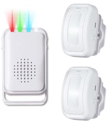 Door Alarm, Motion Sensor Doorbell Entry Alert Detector for Home Office Store Business, Sleepwalker Elderly Toddler Safety Monitor, Caregiver Reminder Kids Safety, Driveway Mailbox