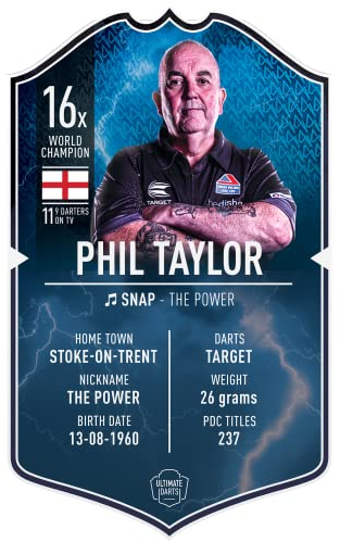 Ultimate Darts Card Phil Taylor
