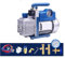 Équipement de pompe à vide Kits de pompe à vide de réfrigération Vi125-R32 for la maintenance du réfrigérant R32 1234yfl de climatisation Débit plus élevé