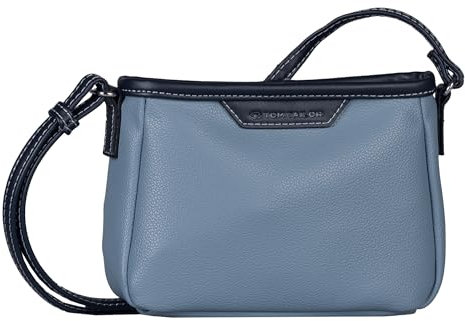 TOM TAILOR Leora Damen Umhängetasche Crossbody Bag Klein Blau