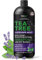 Lavendel- und Pfefferminz-Shampoo mit Teebaumöl, 100 % reines Teebaumöl, für trockene und juckende Kopfhaut, tiefe Feuchtigkeit und Reinigung, ohne Sulfate und Parabene, hergestellt in den USA, 400 ml