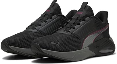 Puma Unisex X-Cell Nova FsRoad Laufschuh, Puma Schwarz Cool Dark Gray Team Regal Red, 43 EU