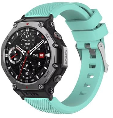Cinturini compatibili con Amazfit T-Rex 3, cinturino di ricambio colorato regolabile in silicone sportivo per smartwatch Amazfit T-Rex 3 Outdoor, Misura unica, Silicone, Nessuna pietra preziosa