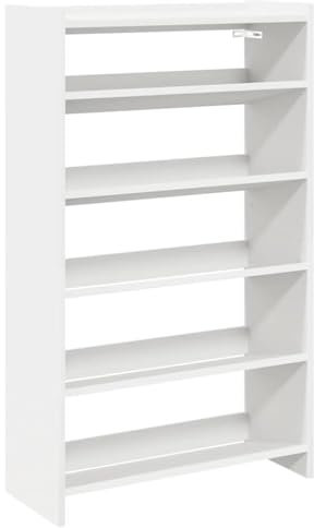 vidaXL Schuhregal Weiß 60x25x100 cm Holzwerkstoff, Schuhschrank, Schuhaufbewahrung, Schuhe Organizer, Schuhe Aufbewahrung, Schrank Schuhe