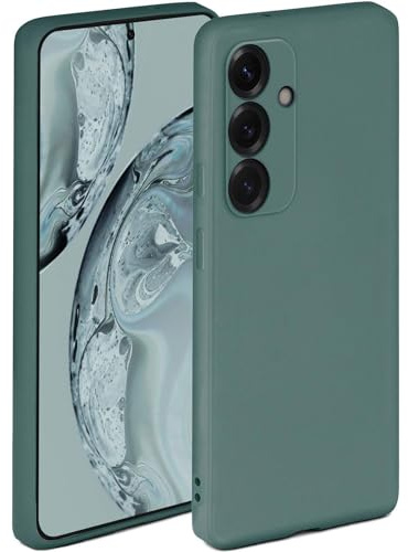 ONEFLOW Soft Case für Samsung Galaxy S25 Plus Hülle aus Silikon mit Kameraschutz, Silikonhülle mit erhöhtem Schutz fürs Display, Backcover Schutzhülle, weiche Handyhülle, Petrol