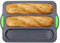 TTSTOIEE moule a pain - silicone alimentaire moule baguette 3 fentes design silicone professionnel moule à pain/hot dog/buns résistant à la haute température réutilisable moule a baguette.