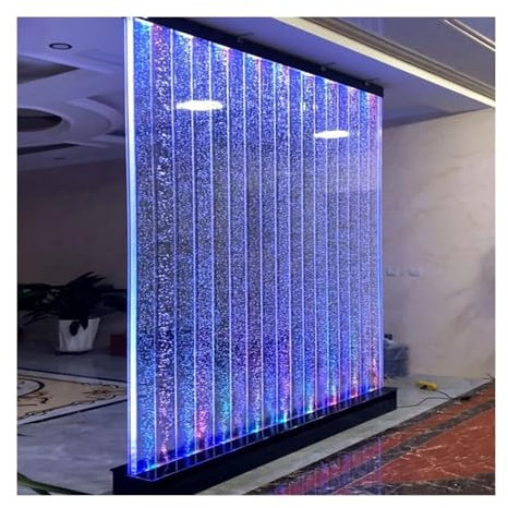 Outdoor Water Feature Home Decoration Indoor Water Feature Acrylic Waterfall Fountain Bubble Wall Pond Water Features