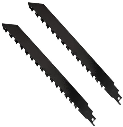 2 Stück Säbelsägeblatt Stein 240 mm,Hartmetall Säbelsägeblatt,Steinsäge für Porenbeton,Geeignet für Ziegel, Beton,Kompatibel mit Einhell, Bosch, Dewalt usw