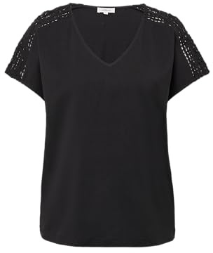 s.Oliver T-Shirt im Relaxed Fit mit Häkelspitze