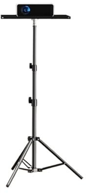 BOGAZY Projector Bracket Projector Stand With Tray Retractable Floor Tripod Home Stable Projector Stand Projector Stand(39-120cm)
