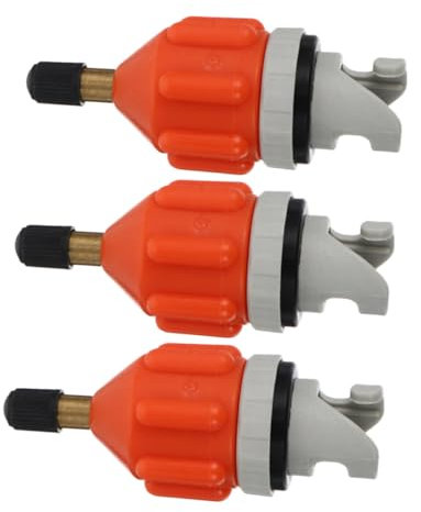 UKCOCO 3Pièces Adaptateur de Pompe à Air pour Planche à Gonflable Compatible avec Pompes Électriques et Manuelles Gonflage Rapide et Étanchéité Optimale Matériaux