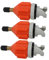 UKCOCO 3Pièces Adaptateur de Pompe à Air pour Planche à Gonflable Compatible avec Pompes Électriques et Manuelles Gonflage Rapide et Étanchéité Optimale Matériaux
