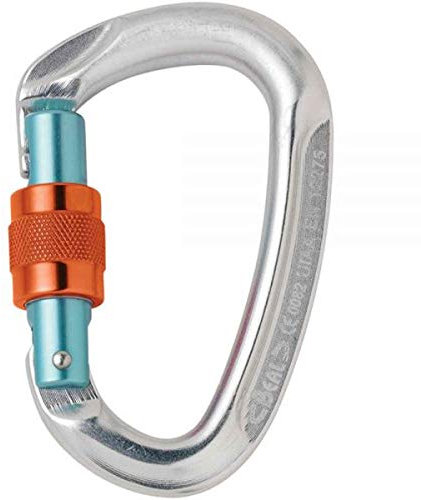 Beal Be One Screw Grau - Vielseitiger kompakter Keylock Sicherungskarabiner, Größe One Size - Farbe Orange