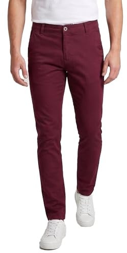 Rock Creek Chino Hose Herren Slim Fit Stoffhose Businesshose RC-390 | Elegante Chinohose für Herren mit schmalem Schnitt, klassische Stoffhose und Freizeithose für Büro, Alltag und Freizeit